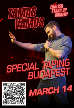 Budapest English Stand up Comedy Night with Tamas Vamos
