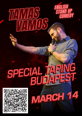 Budapest English Stand up Comedy Night with Tamas Vamos