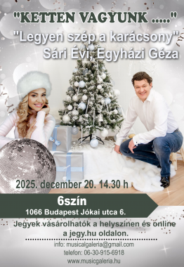 Ketten vagyunk... <br>Legyen szép a karácsony 